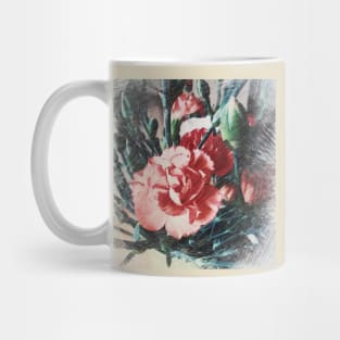 Red carnation Mug